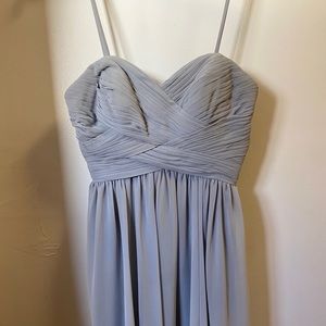 Grey bridesmaid dress